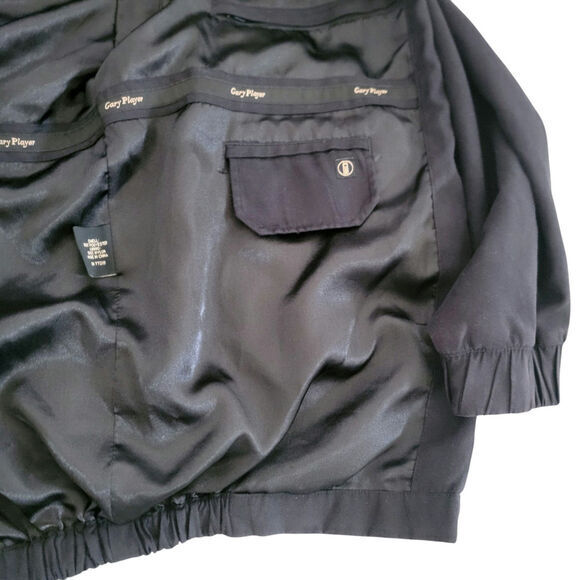 Gary Player Chore Coat Jacket Golf Athletic EUC Faux Suede Full Zip Sz XL Tall - Picture 8 of 13